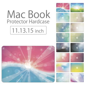【 MacBook Pro & Air 】【メール便不可】 デザイン シェルカバー シェルケース macbook pro 16 15 13 ケース air 11 13 retina display マックブック カラフル 虹色 レインボー 水玉 ドット水滴 ナチュラル デザイン