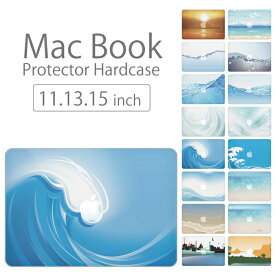 【 MacBook Pro & Air 】【メール便不可】 デザイン シェルカバー シェルケース macbook pro 16 15 13 ケース air 11 13 retina display マックブック ウォーター デザイン 潤い 波 雫 ブルー アート キラキラ nami