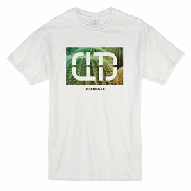 Tシャツ DESENHISTA&#8482; デゼニスタ ホワイト 大人 デザイン ユニセックス メンズ レディース 半袖 ゆったり ボタニカル サボテン ナチュラル ロゴ シンプル