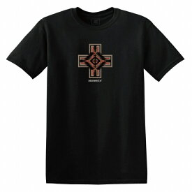 Tシャツ DESENHISTA&#8482; デゼニスタ ブラック 大人 デザイン ユニセックス メンズ レディース 半袖 ゆったり カジュアル オルテガ エスニック かっこいい インディアン