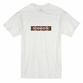 Tシャツ DESENHISTA&#8482; デゼニスタ ホワイト 大人 デザイン ユニセックス メンズ レディース 半袖 ゆったり カジュアル オルテガ エスニック シンプル インディアン