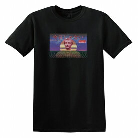Tシャツ DESENHISTA&#8482; デゼニスタ ブラック 大人 デザイン ユニセックス メンズ レディース 半袖 ゆったり 原宿 グリッチ オルチャン ストリート ダンス vaporwave