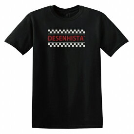 Tシャツ DESENHISTA&#8482; デゼニスタ ブラック 大人 デザイン ユニセックス メンズ レディース 半袖 ゆったり 原宿 スケーター ストリート ダンス ブロック ストリート