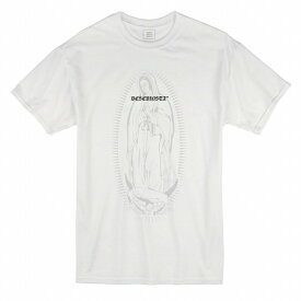 Tシャツ DESENHISTA&#8482; デゼニスタ ホワイト 大人 デザイン ユニセックス メンズ レディース 半袖 ゆったり ストリート プレイングハンド ロック　西海岸 タトゥー 刺青