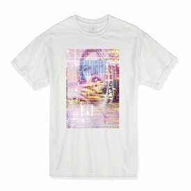 Tシャツ DESENHISTA&#8482; デゼニスタ ホワイト 大人 デザイン ユニセックス メンズ レディース 半袖 ゆったり 渋谷 グリッチ ストリート ヒップホップ ダンス vaporwave セクシー