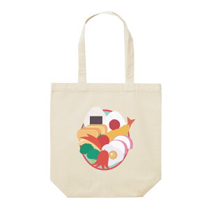 トートバッグ レディース 大きめ 小さめ 大容量 キャンバス 可愛い かわいい おしゃれ エコバッグ お弁当 おにぎり 食べ物 子供 イラスト おべんとーず トートバッグメンズ トートバッグレ