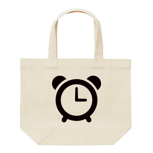 トートバッグ レディース 大きめ 小さめ 大容量 キャンバス 可愛い かわいい おしゃれ エコバッグ アラーム 時計 時間 目覚まし時計 アイコン トートバッグメンズ トートバッグレディース A4
