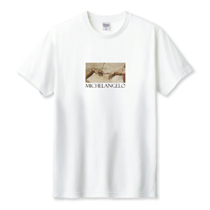 楽天市場】Tシャツ メンズ ユニセックス ミケランジェロ アダムの創造 