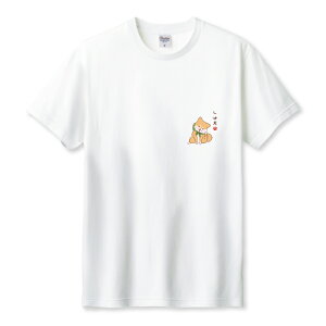 Tシャツ メンズ ユニセックス 柴犬 しば犬 しばいぬ シバケン イラスト ワンポイント 肉球 韓国 おしゃれ かわいい サイズ S M L LL XL 半袖 綿 100% コットン 人気 ゆったり 白Tシャツ 黒Tシャツ