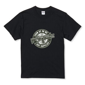 \半額クーポン配布中/ Tシャツ キッズ こどもサイズ サブマシンガン 武器 グレー シンプル おしゃれ カッコイイ サバゲー サイズ 100 110 120 130 140 150 半袖 綿 100% コットン 白Tシャツ 黒Tシャ