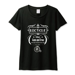 T�V���c ���f�B�[�X �K�[���Y BICYCLE ���]�� ���g�� ������� �I�V���� �|�X�^�[�� �J�b�R�C�C �T�C�Y M L ���� �� 100% �R�b�g�� �l�C ���f�B�[�X�T�C�Y ���� ��T�V���c ��T�V���c �z���C�g �u��