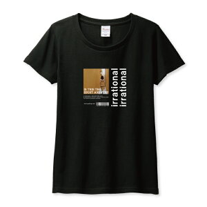 Tシャツ レディース ガールズ irrational 不合理 ロゴT フォトT スポーティー 雑誌 パッケージ おしゃれ サイズ M L 半袖 綿 100% コットン 人気 レディースサイズ 女性 白Tシャツ 黒Tシャツ ホワイ