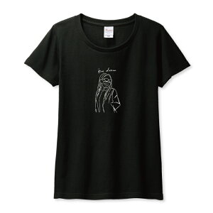 Tシャツ レディース ガールズ マスク 風刺 ゆる イラスト シュール モノクロ 白黒 人 線画 おしゃれ かわいい サイズ M L 半袖 綿 100% コットン 人気 レディースサイズ 女性 白Tシャツ 黒Tシャツ