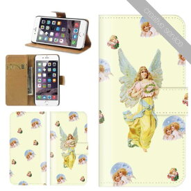 スマホケース 手帳型 全機種対応 iphone14 ケース iphone13 creativeservice エンジェル ANGEL 天使 フラワー 花柄 総柄 パトロン 御使 神 マリア 童話 シンデレラ フェアリー iPhone13ProMax mini 12 iphoneSE(第2世代) Xperia AQUOS Galaxy Google