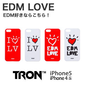�y iPhone5 / 4 / 4S �z TRON I LOVE EDM iPhone �P�[�X �J�o�[ �A�N�Z�T���[ �A�C�t�H�� Apple �X�}�z �^�u���b�g iPad iPod �l�C�P�[�X �i�� ���� �j�i �A�C���u NY party �I�V���� �f�U�C�� ���ʃv�����g�L��