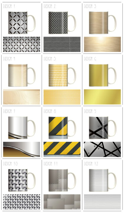 楽天市場 マグカップ 大きい マグ オシャレ プレゼント 陶器 コーヒー コップ 人気 可愛い Design Mug Collection メール便不可 アルミ 金属 柄 デザイン フェンス 3dアート イラスト クールケース かっこいい 男性向け レーザー加工 ステンレス Woodgreen