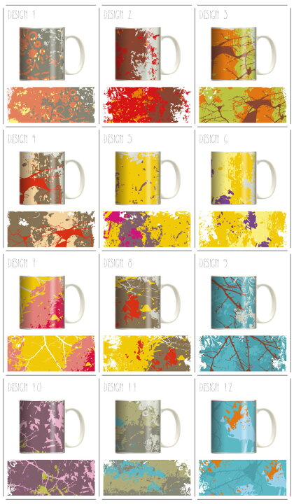 楽天市場 マグカップ 大きい マグ オシャレ プレゼント 陶器 コーヒー コップ 人気 可愛い Design Mug Collection メール便不可 アート デザイン イラスト ペンキ 塗り ベタ塗り 芸術 オシャレ 塗料 アーティスト 世界の芸術 むら染め 染 Woodgreen スマホケースの町