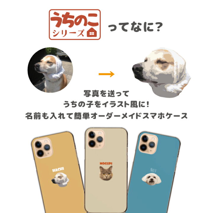 楽天市場 うちのこシリーズ イラスト 写真 犬 猫 オリジナル スマホケース 全機種対応 ハードケース Iphoneケース Iphone14 13 12 11 Se ケース オーダーメイド プレゼント 記念日 人気 ギフト ペット うちの子 兎 ハムスター Xperia Galaxy Arrows Aquos 対応 Promax Mini