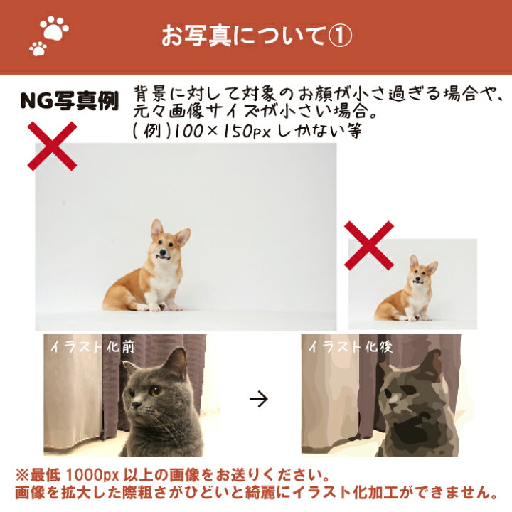 楽天市場】うちのこシリーズ イラスト 写真 犬 猫 オリジナル ハンカチ 