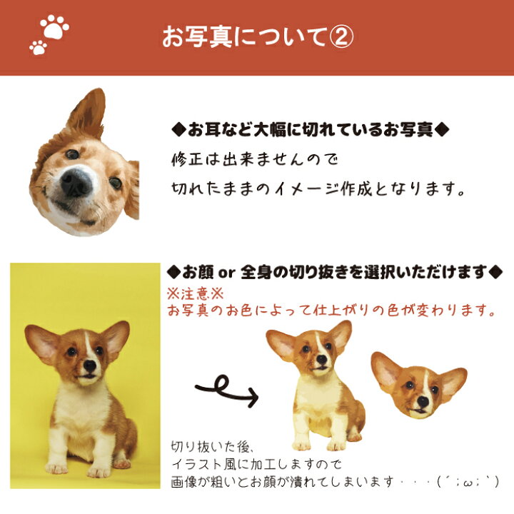 楽天市場】うちのこシリーズ イラスト 写真 犬 猫 オリジナル ハンカチ  