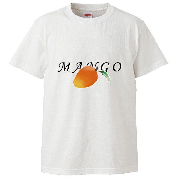 楽天市場】マンゴー MANGO フルーツ オレンジ色 Tシャツ メンズ サイズ