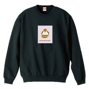 \30%OFF配布中/ スウェット トレーナー ユニセックス メンズ レディース メンズ 男女兼用 ハリネズミ どら焼き 動物 アニマル 食べ物 イラスト 手描き おしゃれ かわいい 長袖 綿100% コット
