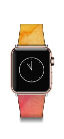 Apple watch バンド ベルト アクセサリー アップルウォッチ ウォッチ(時計)用 オプション 送料無料 38mm 42mm ラグ付き ジョカーレ・デザイン 大人 おしゃれ 30代 40代 ギフト 水彩 グラデーション アート Apple Watch Series 7 SE 6 5 4 3 2 1 対応