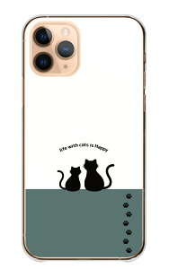 Redmi Note 11 Pro 5G ケース レドミノート11プロ カバー スマホケース ハードケース 黒猫 くろねこ 猫 ネコ シルエット 後ろ姿 かわいい おしゃれ シンプル くすみカラー ホワイト ハード スマホカ