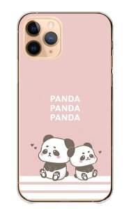 iPhone 17 Pro ケース アイフォン17プロ iPhone17Pro カバー Apple アップル スマホケース ハードケース パンダ ぱんだ 動物 アニマル かわいい パステルカラー ストライプ ピンク ブルー グレージュ