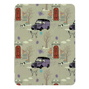 iPad 第9世代 第10世代 ケース 第8世代 カバー 第7世代 アイパッド mini air pro 10.2 10.5 子供 レトロ 車 犬 猫 街 ヨーロッパ 可愛い iPad第6世代 カバー アイパッドカバー 手帳型 送料無料 メール便