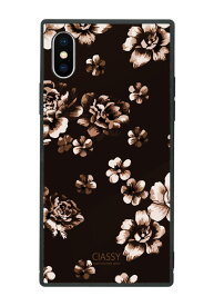 四角い スマホケース 耐衝撃 強化ガラス iPhone ケース TPU ハードケース 光沢 カラー 花柄 ボタニカル フラワー 可愛い 総柄 大人 iPhone14Promax mini 14 13 12 11 SE(第3世代) 対応ケース 流行 トレンド ClASSY