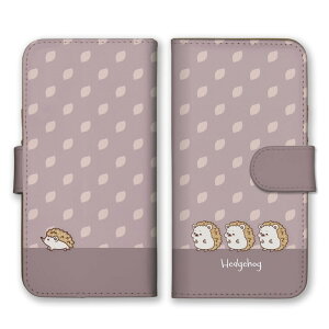 \30%OFF配布中/ iPhone 17 Pro ケース アイフォン17プロ iPhone17Pro カバー Apple アップル スマホケース 手帳型 ハリネズミ はりねずみ 針鼠 動物 アニマル かわいい 北欧 葉っぱ ドット柄 癒し イラ