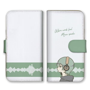 Google Pixel 9a ケース グーグルピクセル9a カバー スマホケース 手帳型 女の子 イラスト 音楽 ミュージック ヘッドホン サブカル 韓国 可愛い かわいい パステルカラー 手帳 スマホカバー 携帯