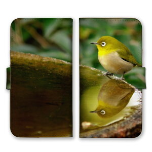 \30%OFF配布中/ iPhone 17 Pro ケース アイフォン17プロ iPhone17Pro カバー Apple アップル スマホケース 手帳型ケース メジロ めじろ 春 桜 小鳥 目白 花 風景 野鳥 写真 日本 綺麗 キレイ きれい かわ