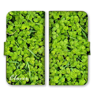 iPhone 17 Pro ケース アイフォン17プロ iPhone17Pro カバー Apple アップル スマホケース 手帳型ケース クローバー グリーン 緑 草原 自然 ナチュラル 写真 幸運 癒し おしゃれ 大人 可愛い 手帳型カバ