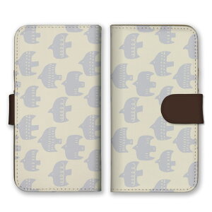 Xperia 1 II SO-51A SOG01 ケース エクスペリア1 マークツー カバー スマホケース 手帳型ケース 北欧柄 北欧 鳥 大人かわいい 可愛い かわいい くすみカラー パターン シンプル 手帳型カバー スマホ