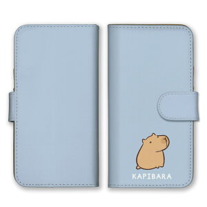 AQUOS sense9 SH-53E SHG14 A405SH SH-M29 ケース アクオスセンス9 カバー スマホケース 手帳型ケース カピバラ かぴばら 動物 アニマル もふもふ ゆるい イラスト 可愛い かわいい パステルカラー 手帳