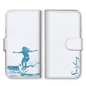 \30%OFF配布中/ iPhone 17 Pro ケース アイフォン17プロ iPhone17Pro カバー Apple アップル スマホケース 手帳型ケース サーフィン サーファー 海 波 波乗り ビーチ シルエット かっこいい カッコイイ