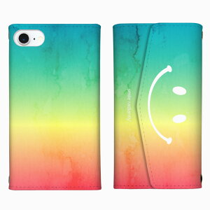 OPPOケース オッポケース OPPO Reno 13A OPPO A3 5G Reno 11A Reno9A オッポ リノ13 リノ11 レノ A3 カバー スマホケース 手帳型 三つ折りタイプ 鏡付き ミラー付き スマイル ニコちゃん にこにこ グラデーシ