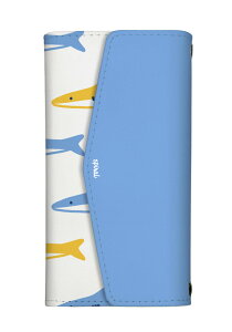 \半額クーポン配布中/ スマホケース AQUOS wish5 R10 wish4 sense9 sense8 sense7 ケース アクオスwish5 アクオスセンス 手帳型 三つ折りタイプ 鏡付き ミラー付き さめ サメ 鮫 手描き イラスト ゆる シ