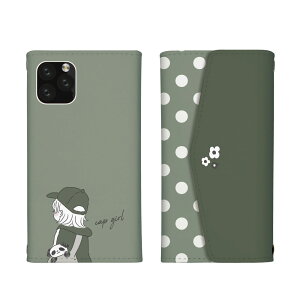 AQUOS R10 SH-51F ケース アクオス R10 カバー スマホケース 三つ折りタイプ キャップ女子 女の子 マニッシュ ボーイッシュ 韓国 イラスト かわいい パンダ くすみカラー レターケース スマホカバ