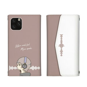Galaxy A36 5G SC-54F ケース ギャラクシーA36 カバー スマホケース 三つ折りタイプ 女の子 イラスト 音楽 ミュージック ヘッドホン サブカル 韓国 可愛い かわいい パステルカラー レターケース ス