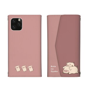 AQUOS wish3 SH-53D A302SH ケース アクオスウィッシュ3 カバー スマホケース 三つ折りタイプ ぶた ブタ 豚 子豚 動物 あにまる 癒し 親子 ピンク パープル イラスト キャラクター レターケース スマ