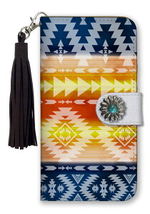 Redmiケース レッドミーケース Redmi Note 13 Pro 5G 12 11 Pro レッドミーノート11 シャオミ カバー ミラー付き ビジュー コンチョ フリンジ チャーム ネイティブ オルテガ柄 西海岸 カジュアル カラフ