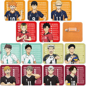 『ハイキュー!!』 第7弾 レザーバッジ(スクエア) YA (日向翔陽) YB (影山飛雄) YC (月島蛍) YD (孤爪研磨) YE (黒尾鉄朗) YF (及川徹) YG (岩泉一) YH (木兎光太郎) YI (赤葦京治) YJ (宮　侑) YK (宮　治) YL (北　信介) YM (角名　倫太郎) 公認グッズ