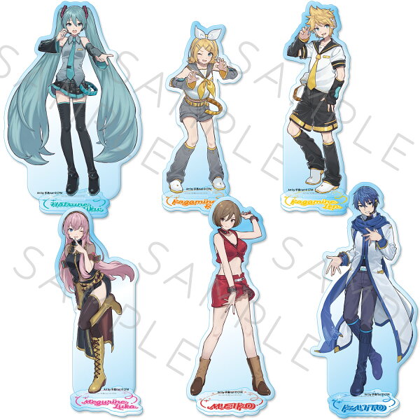 『初音ミク＆ピアプロキャラクターズ』 アクリルスタンド SA (初音ミク) SB (鏡音リン) SC (鏡音レン) SD (巡音ルカ) SE (MEIKO) SF (KAITO) キャラクターグッズ アクスタ 推し活 (公式 正規ライセンス取得) 公認グッズ