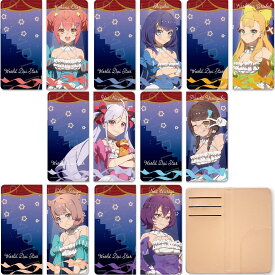 ワールドダイスター プレミアムチケットケース A(鳳 ここな) B(静香) C(カトリナ・グリーベル) D(新妻 八恵) E(柳場 ぱんだ) F(流石 知冴) G(柊 望有) 公認グッズ アニメグッズ キャラクターグッズ