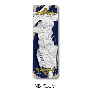 TVアニメ『進撃の巨人 The Final Season』第10弾 レザーバッジ(ロング) NA(エレン) NB(ミカサ) NC(アルミン) ND(ジャン) NE(ライナー) NF(ハンジ) NG(リヴァイ) 公認グッズ キャラクターグッズ 合皮 レザー