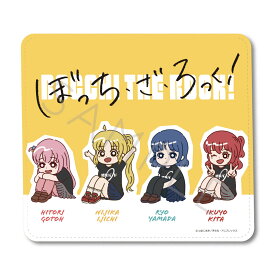 『ぼっち・ざ・ろっく！』 マウスパッド A(集合) 後藤ひとり 伊地知虹夏 山田リョウ 喜多郁代 結束バンド 公認グッズ キャラクターグッズ 合皮 フェイクレザー 推し活
