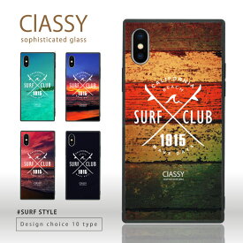 四角い スマホケース 耐衝撃 強化ガラス iPhone ケース TPU ハードケース 光沢 カラー サーフ サーフィン サーフボード 海 波のり 西海岸 カリフォルニア iPhone12 11 Pro Max iPhoneSE(第2世代) 対応ケース 流行 トレンド ClASSY iPhone 13 Pro Max mini